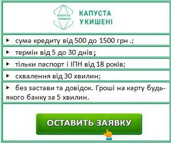Кредити онлайн на карту в Україні