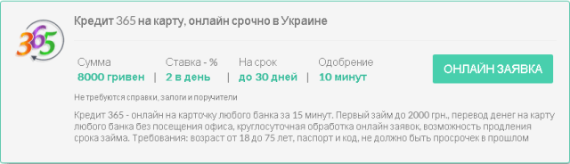 взяти онлайн кредит